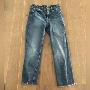 Gap skinny dark blue jeans size 24/00